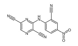 3-(2-cyano-4-nitroanilino)pyrazine-2,5-dicarbonitrile 918410-41-0