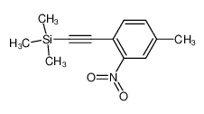 106851-21-2 4-methyl-2-nitro-1-[2-(trimethylsilyl)ethynyl]benzene