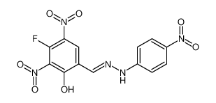 4-fluoro-2-hydroxy-3,5-dinitro-benzaldehyde-(4-nitro-phenylhydrazone) 345-76-6