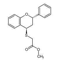 methyl (flavan-4α-thio)acetate 22986-01-2