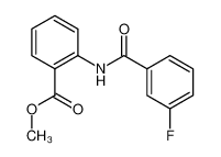 methyl 2-[(3-fluorobenzoyl)amino]benzoate 67836-46-8