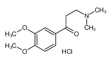 1-(3,4-dimethoxyphenyl)-3-(dimethylamino)propan-1-one,hydrochloride 23694-21-5