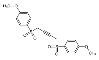 1-methoxy-4-[4-(4-methoxyphenyl)sulfonylbut-2-ynylsulfonyl]benzene 56163-37-2