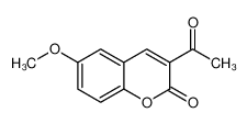 3-acetyl-6-methoxychromen-2-one 13252-80-7
