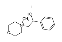 2-(4-methylmorpholin-4-ium-4-yl)-1-phenylethanol,iodide 6962-38-5