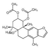 (1R,2S,4aR,11bS)-4a-hydroxy-4,4,7,11b-tetramethyl-1,2,3,4,4a,5,6,11b-octahydrophenanthro[3,2-b]furan-1,2-diyl diacetate 18326-06-2