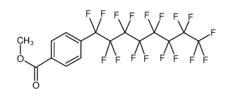 methyl 4-(1,1,2,2,3,3,4,4,5,5,6,6,7,7,8,8,8-heptadecafluorooctyl)benzoate 80791-12-4