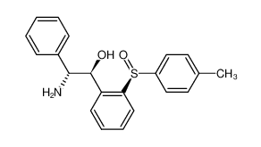 (1R,2S)-2-amino-2-phenyl-1-{(S)-2-(p-toluenesulfinyl)phenyl}-ethanol 620140-96-7