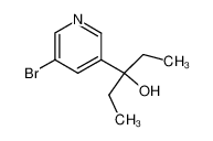 bromo-3 (ethyl-1 propanol-1)-5 pyridine 107399-34-8