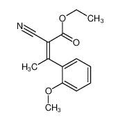 ethyl 2-cyano-3-(2-methoxyphenyl)but-2-enoate 21769-00-6