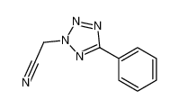 2-(5-phenyltetrazol-2-yl)acetonitrile 125707-88-2