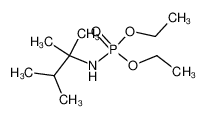 (1,1,2-Trimethyl-propyl)-phosphoramidic acid diethyl ester 123150-70-9
