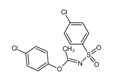 4-chlorophenylN-((4-chlorophenyl)sulfonyl)acetimidate 73845-12-2