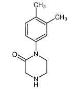 1-(3,4-dimethylphenyl)piperazin-2-one 907972-53-6