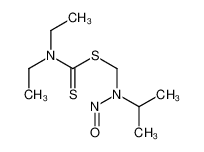 [nitroso(propan-2-yl)amino]methyl N,N-diethylcarbamodithioate 82846-51-3