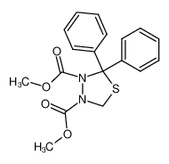 dimethyl 2,2-diphenyl-1,3,4-thiadiazolidine-3,4-dicarboxylate