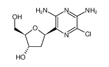 2-氯-6-(beta-d-2-脱氧核糖)-3,5-二氨基吡嗪