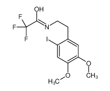 2,2,2-trifluoro-N-[2-(2-iodo-4,5-dimethoxyphenyl)ethyl]acetamide 154138-43-9