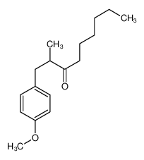 1-(4-methoxyphenyl)-2-methylnonan-3-one 648857-95-8