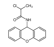 2-chloro-N-(9H-xanthen-9-yl)propanamide 7595-57-5