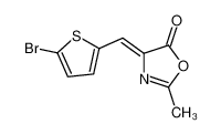 4-[(5-bromothiophen-2-yl)methylidene]-2-methyl-1,3-oxazol-5-one 88991-50-8