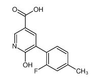 5-(2-fluoro-4-methylphenyl)-6-oxo-1H-pyridine-3-carboxylic acid 1261929-95-6