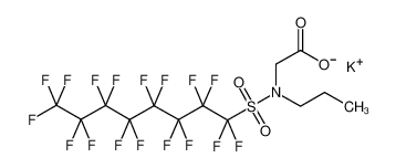 N-[(十七氟辛基)磺酰基]-N-丙基甘氨酸钾