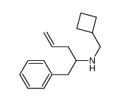 N-(cyclobutylmethyl)-1-phenylpent-4-en-2-amine 37092-84-5