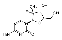4-氨基-1-((2R,3R,4R,5R)-3-氟-4-羟基-5-(羟基甲基)-3-甲基四氢呋喃-2-基)嘧啶-2(1H)-酮