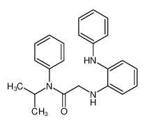 2-(2-anilinoanilino)-N-phenyl-N-propan-2-ylacetamide 161455-90-9