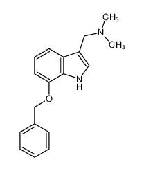 N,N-dimethyl-1-(7-phenylmethoxy-1H-indol-3-yl)methanamine 94067-27-3