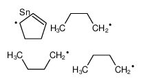 58655-77-9 structure, C17H36Sn