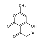 3-(Bromoacetyl)-4-hydroxy-6-methyl-2H-pyran-2-one 3754-53-8