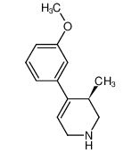 (R)-4-(3-methoxyphenyl)-3-methyl-1,2,3,6-tetrahydropyridine 951240-71-4