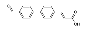 (E)-3-(4'-formyl-[1,1'-biphenyl]-4-yl)acrylic acid 1155662-86-4