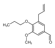 3-methoxy-5-prop-2-enyl-4-propoxybenzaldehyde 876709-19-2
