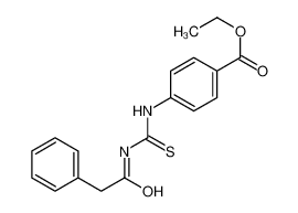 87998-88-7 ethyl 4-[(2-phenylacetyl)carbamothioylamino]benzoate