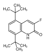 5,8-di-tert-butyl-3-fluoro-2(1H)-quinolinone 1041615-89-7