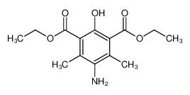 diethyl 5-amino-2-hydroxy-4,6-dimethylbenzene-1,3-dicarboxylate