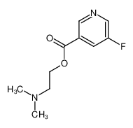 2-(dimethylamino)ethyl 5-fluoropyridine-3-carboxylate 23586-98-3