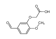 2-(5-formyl-2-methoxyphenoxy)acetic acid 19728-22-4