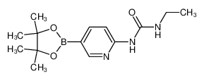 N-ethyl-N′-[5-(4,4,5,5-tetramethyl-1,3,2-dioxaborolan-2-yl)pyridin-2-yl]urea 1031431-96-5