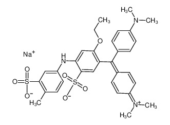sodium,5-[[4-(dimethylamino)phenyl]-(4-dimethylazaniumylidenecyclohexa-2,5-dien-1-ylidene)methyl]-4-ethoxy-2-(4-methyl-2-sulfonatoanilino)benzenesulfonate