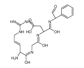 (3S)-3-[[2-[[(E,2S)-2-amino-5-(diaminomethylideneamino)pent-3-enoyl]amino]acetyl]amino]-4-oxo-4-[[(1S)-2-oxo-1-phenylethyl]amino]butanoic acid 141261-62-3