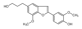 2-(4-羟基-3-甲氧基苯基)-7-甲氧基-5-苯并呋喃丙醇