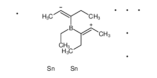 87184-05-2 structure, C18H43BSn2