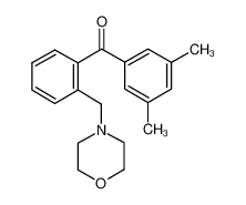(3,5-dimethylphenyl)-[2-(morpholin-4-ylmethyl)phenyl]methanone 898750-59-9