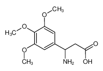 3-Amino-3-(3,4,5-trimethoxyphenyl)propanoic acid 34841-00-4
