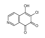 6-chloro-5-hydroxyisoquinoline-7,8-dione 102072-79-7