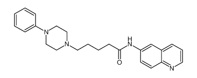 5-(4-phenyl-piperazin-1-yl)-pentanoic acid quinolin-6-ylamide